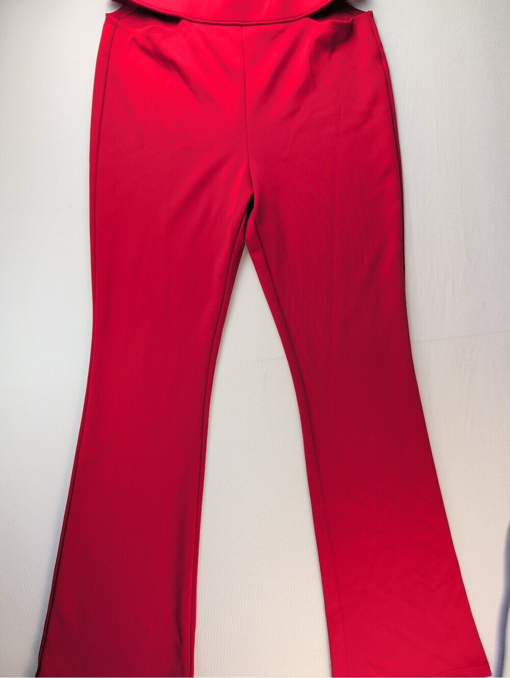Wild Fable High-Waisted Red Flare Pants Hip Cutouts Medium